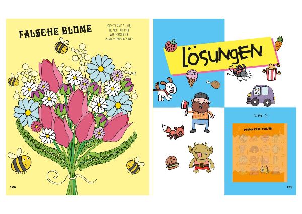 Das superdicke kunterbunte Buch der Kinderrätsel. Der Doppelband