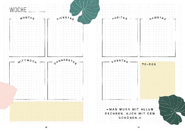 Mein Bullet Journal (Botanical Edition) Besser planen & Träume verwirklichen