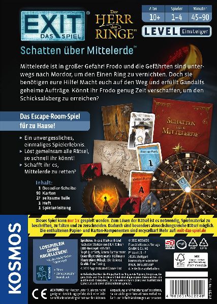 EXIT® - Das Spiel: Schatten über Mittelerde(TM)