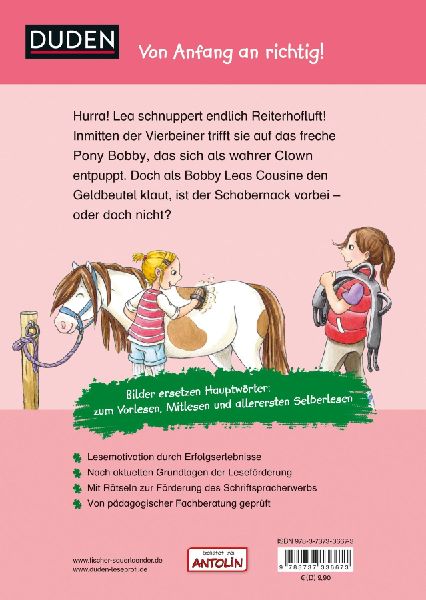Duden Leseprofi - Mit Bildern lesen lernen: Ausflug zum Reiterhof, Erstes Lesen