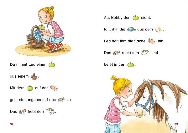 Duden Leseprofi - Mit Bildern lesen lernen: Ausflug zum Reiterhof, Erstes Lesen