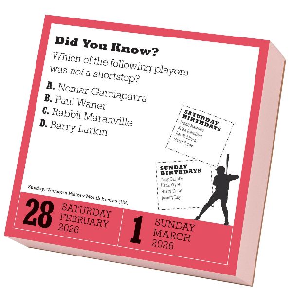 Year of Baseball Trivia Page-A-Day(r) Calendar 2026