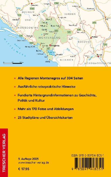 TRESCHER Reiseführer Montenegro