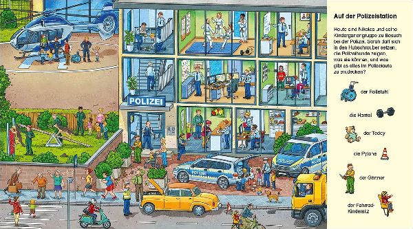Suche und finde! Polizei, Feuerwehr und Krankenwagen