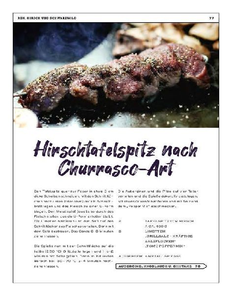Wild gegrillt
