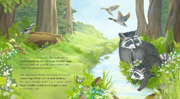 Der kleine Waschbär fragt nach Gott - ein Bilderbuch für Kinder ab 2 Jahren