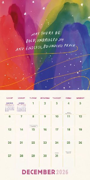 Morgan Harper Nichols: Shine On, Anyway Wall Calendar 2026