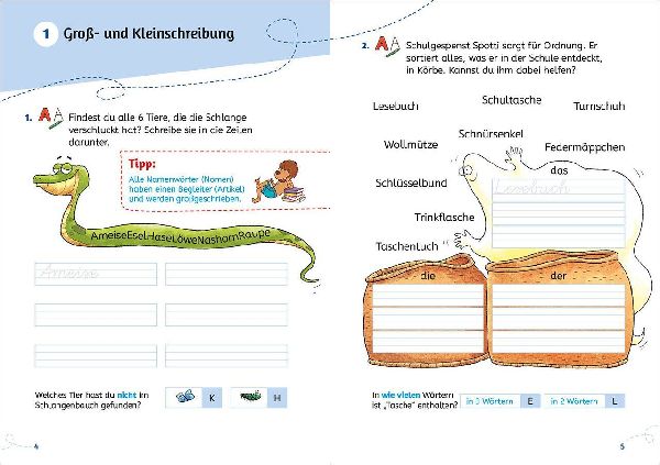 Leselöwen Lernhilfen - Rechtschreibung üben - 2. Klasse