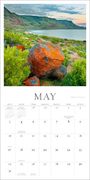 Oregon, My Oregon Wall Calendar 2026