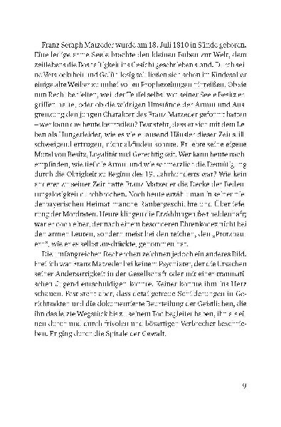 Matzeder - Räuber, Mörder, Delinquent