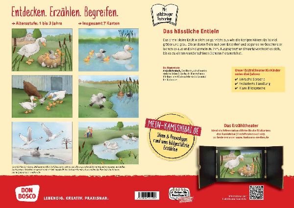 Das hässliche Entlein. Kamishibai Bildkartenset
