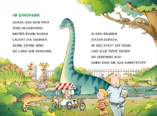 Duden Leseprofi - Großbuchstaben: Das Geheimnis der Dinospur, Erstes Lesen