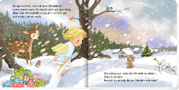 Brauchst du Hilfe, kleines Christkind?