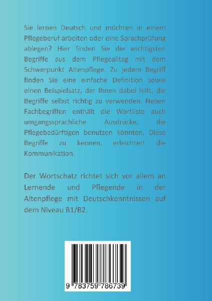 Wortschatz Deutsch Pflege