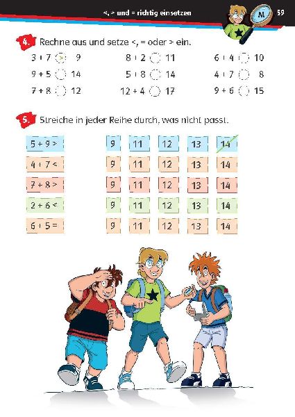 Die drei ??? Kids: Mein Übungsheft Mathe 1. Klasse - Rechnen bis 20