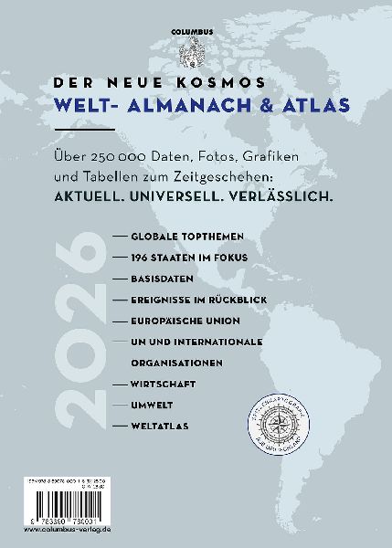 Der neue Kosmos Welt-Almanach & Atlas 2026