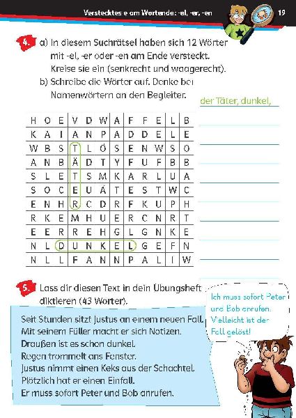 Die drei ??? Kids: Mein Übungsheft Deutsch 2. Klasse - Richtig schreiben