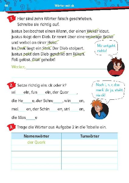 Die drei ??? Kids: Mein Übungsheft Deutsch 2. Klasse - Richtig schreiben