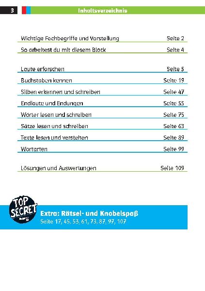 Die drei ??? Kids: Mein Deutschblock 1. Klasse