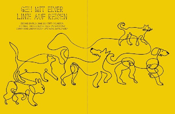 Eine Linie auf Reisen