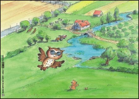 Euli Eule - 12 Bilderbuchkarten fürs Kamishibai im DIN A3 Format!
