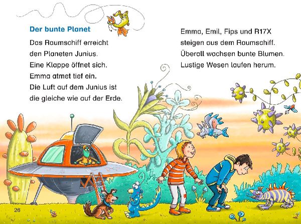 Duden Leseprofi - Die verrückte Reise ins All, 1. Klasse