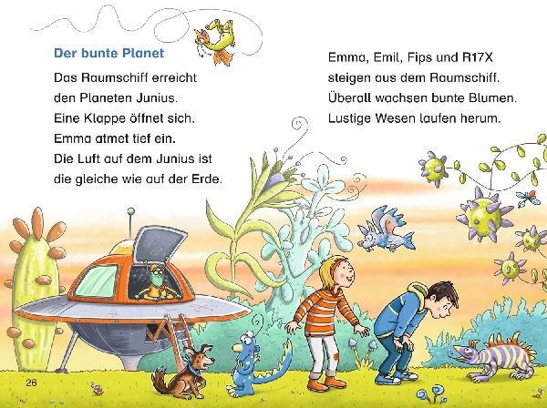 Duden Leseprofi - Die verrückte Reise ins All, 1. Klasse