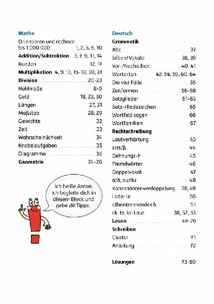 Fit für Gymnasium und Realschule, spielerisch wiederholen inklusive Lösungen