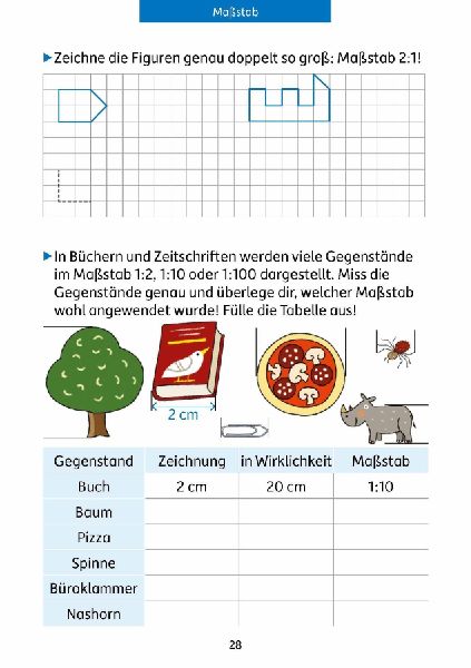 Fit für Gymnasium und Realschule, spielerisch wiederholen inklusive Lösungen