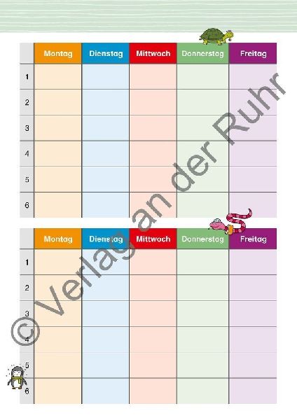 Meine Hausaufgaben - Ein Heft für die 1. Klasse