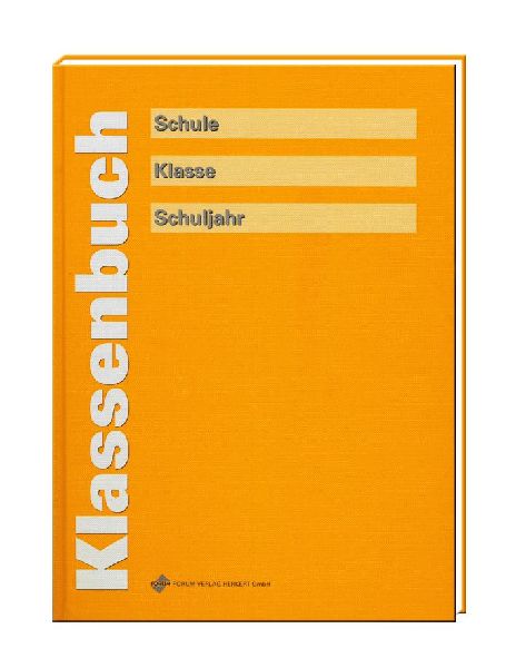 Klassenbuch sonnengelb