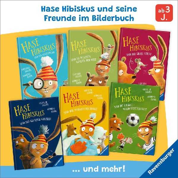 Hase Hibiskus und die Oster-Kleckserei