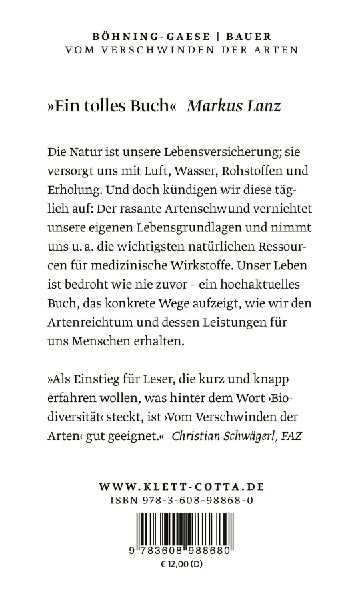 Vom Verschwinden der Arten
