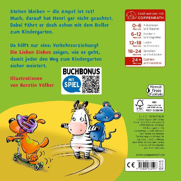 Laufrad, Helm & Zebrastreifen
