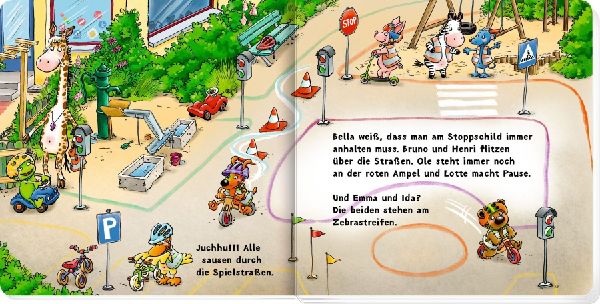 Laufrad, Helm & Zebrastreifen