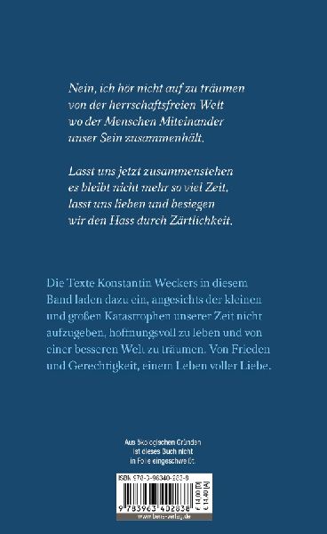 Wir werden weiter träumen