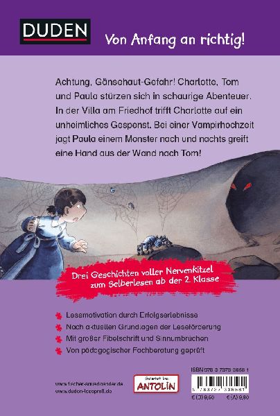 Duden Leseprofi - Gruselspaß zur Geisterstunde, 2. Klasse