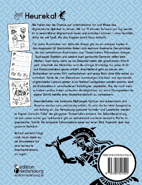 Von Alpha bis Omega - Ein Übungsbuch mit bildhaften Merkhilfen zum altgriechischen Alphabet für Eltern, Schüler und Schlaumeier