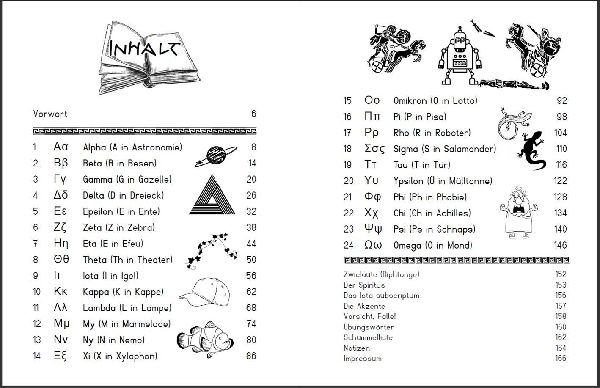 Von Alpha bis Omega - Ein Übungsbuch mit bildhaften Merkhilfen zum altgriechischen Alphabet für Eltern, Schüler und Schlaumeier