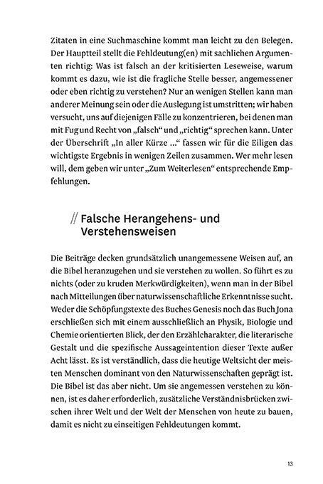 Bibel falsch verstanden