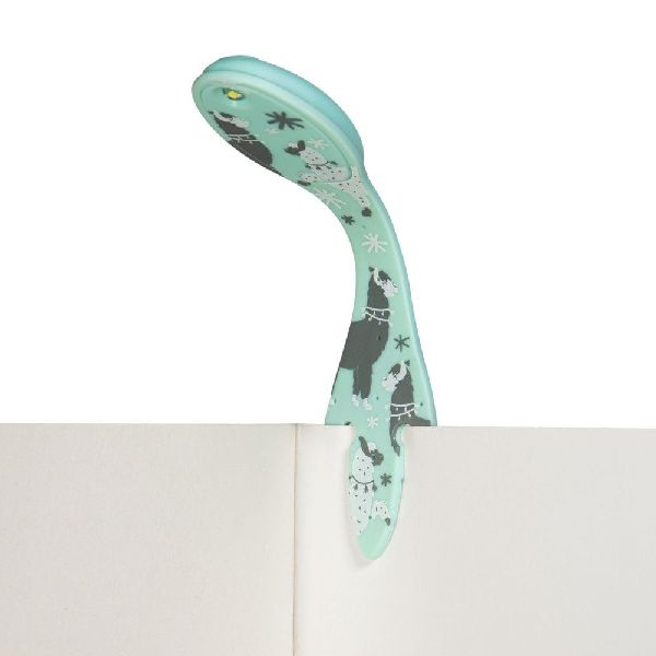 Flexilight Leselicht (Lama) | 2 in 1 Leselampe & Lesezeichen | LED Leselicht | Geschenk für Leser, Buchliebhaber | Deutsche Ausgabe
