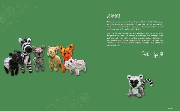 Sweet Minis häkeln - 23 wilde Dschungeltiere