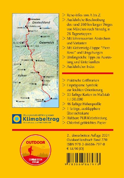 München - Venedig über die Alpen in 28 Etappen