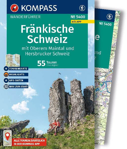 KOMPASS Wanderführer Fränkische Schweiz mit Oberem Maintal u...