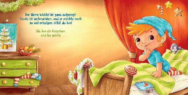 Die Weihnachtswichtelwerkstatt (Pappbilderbuch)