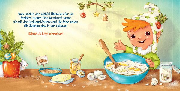 Die Weihnachtswichtelwerkstatt (Pappbilderbuch)