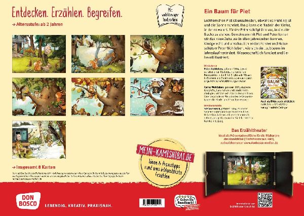 Ein Baum für Piet. Kamishibai-Bildkartenset