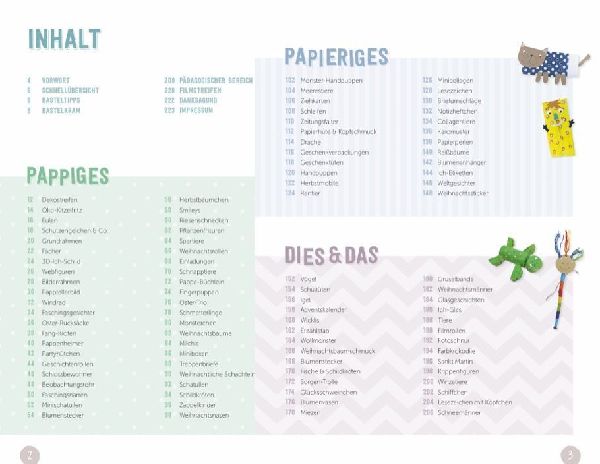 Bunt & kreativ - Das Bastelbuch für Kinder