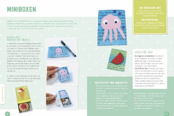 Bunt & kreativ - Das Bastelbuch für Kinder