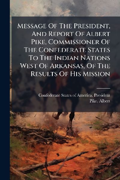 Message Of The President, And Report Of Albert Pike, Commissio...